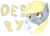 Size: 1053x762 | Tagged: safe, artist:mokychan, derpy hooves, pegasus, pony, g4, bubble, female, mare, scrunchy face, simple background, solo, transparent background