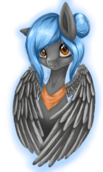 Size: 720x1200 | Tagged: safe, artist:hanusart, oc, oc only, pegasus, pony, female, mare, simple background, solo, transparent background