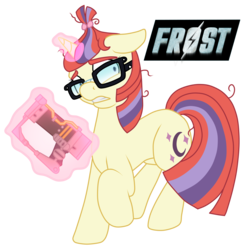 Size: 3000x3085 | Tagged: safe, artist:glacierfrostclaw, moondancer, pony, unicorn, fallout equestria, g4, energy pistol, energy weapon, fallout 4, fallout frost, female, glasses, high res, magical energy weapon, mare, scared, weapon