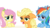 Size: 1024x576 | Tagged: safe, artist:mlprocker123, applejack, fluttershy, rainbow dash, earth pony, pegasus, pony, g4, bags under eyes, female, looking at you, mare, messy mane, simple background, tired, transparent background, trio