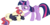 Size: 6021x3001 | Tagged: safe, artist:cloudy glow, moondancer, twilight sparkle, alicorn, pony, unicorn, amending fences, g4, my little pony: friendship is magic, .ai available, absurd resolution, clothes, comforting, duo, female, floppy ears, mare, prone, sad, simple background, sweater, transparent background, twilight sparkle (alicorn), vector