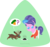 Size: 685x649 | Tagged: safe, artist:haretrinity, cookie crumbles, jackalope, pony, unicorn, g4, burned food, female, headcanon, mare, pointy ponies