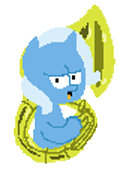 Size: 120x173 | Tagged: safe, artist:fauxsquared, trixie, pony, unicorn, trixie is magic, g4, female, gif, non-animated gif, pixel art, simple background, solo, transparent background