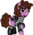 Size: 1015x1051 | Tagged: safe, artist:lightningbolt, derpibooru exclusive, earth pony, pony, g4, .svg available, boots, clothes, curly mane, curly tail, emo, eyeliner, eyeshadow, frown, jacket, lidded eyes, looking at you, makeup, male, my chemical romance, ponified, raised hoof, ray toro, show accurate, shy, simple background, socks, solo, stallion, standing, svg, the black parade, transparent background, vector