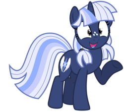 Size: 7065x6373 | Tagged: safe, artist:estories, oc, oc only, oc:silverlay, original species, pony, umbra pony, unicorn, g4, absurd resolution, female, mare, simple background, solo, transparent background, vector