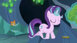 Size: 1671x933 | Tagged: safe, screencap, starlight glimmer, changedling, pony, celestial advice, g4, imagine spot, unnamed character