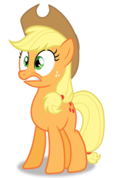 Size: 8000x12500 | Tagged: safe, artist:bronyvectors, applejack, earth pony, pony, g4, the cutie pox, .psd available, absurd resolution, female, simple background, solo, transparent background, vector