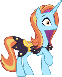 Size: 3001x3687 | Tagged: safe, artist:cloudy glow, sassy saddles, pony, unicorn, g4, rarity investigates, .ai available, clothes, female, high res, mare, simple background, solo, transparent background, vector