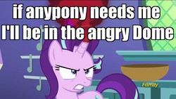 Size: 1920x1080 | Tagged: safe, edit, edited screencap, screencap, starlight glimmer, all bottled up, g4, anger magic, angry, discovery family logo, female, futurama, image macro, magic, male, meme, solo