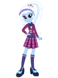 Size: 1536x2048 | Tagged: safe, artist:psshdjndofnsjdkan, trixie, equestria girls, g4, clothes, crystal prep academy uniform, school uniform, simple background, transparent background, vector