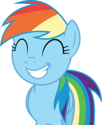Size: 6001x7365 | Tagged: safe, artist:deratrox, rainbow dash, pegasus, pony, all bottled up, g4, .svg available, absurd resolution, best friends until the end of time, cute, dashabetes, rainbow dash is best facemaker, simple background, smiling, transparent background, vector