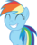 Size: 6001x7365 | Tagged: safe, artist:deratrox, rainbow dash, pegasus, pony, all bottled up, g4, .svg available, absurd resolution, best friends until the end of time, cute, dashabetes, rainbow dash is best facemaker, simple background, smiling, transparent background, vector