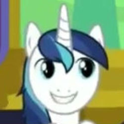 Size: 512x512 | Tagged: safe, screencap, shining armor, pony, unicorn, celestial advice, g4, :d, cropped, grin, looking at you, needs more jpeg, smiling, twily face
