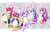 Size: 1500x960 | Tagged: safe, artist:uotapo, apple bloom, diamond tiara, scootaloo, silver spoon, sweetie belle, human, equestria girls, g4, adorabloom, barefoot, blushing, bunny ears, bunny tail, clothes, cute, cutealoo, cutie mark, cutie mark crusaders, cutie mark cuties, diamondbetes, diasweetes, easter, easter egg, egg, feet, female, glasses, holiday, looking at you, meganekko, one eye closed, open mouth, pants, silverbetes, skirt, uotapo is trying to murder us, wink