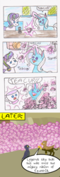 Size: 646x1892 | Tagged: safe, artist:oneovertwo, starlight glimmer, trixie, oc, griffon, all bottled up, g4, and that's how equestria was unmade, bad end, comic, cup, dialogue, griffon oc, inanimate tf, objectification, speech bubble, teacup, that pony sure does love teacups, transformation