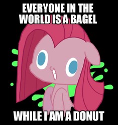 Size: 565x600 | Tagged: safe, artist:momo, edit, pinkie pie, g4, meme, pinkamena diane pie