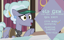 Size: 1054x664 | Tagged: safe, edit, edited screencap, screencap, clarity cut, all bottled up, g4, jeweler pony