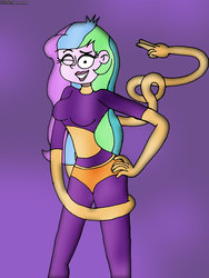 Size: 774x1032 | Tagged: safe, artist:rdj1995, princess celestia, principal celestia, equestria girls, g4, elastic, rubber, solo, spandex, stretch, superhero