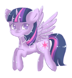Size: 1024x1103 | Tagged: safe, artist:pone-pon, twilight sparkle, alicorn, pony, g4, cute, female, flying, simple background, smiling, solo, transparent background, twiabetes, twilight sparkle (alicorn)