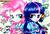 Size: 1868x1273 | Tagged: safe, artist:liaaqila, pinkie pie, twilight sparkle, equestria girls, g4, fresh princess of friendship, scene interpretation, traditional art