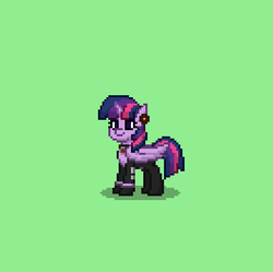 Size: 398x397 | Tagged: safe, twilight sparkle, alicorn, pony, pony town, g4, dominant female, dominatrix, egghead, female, femdom, mare, twidom, twilight sparkle (alicorn)