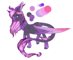 Size: 1024x853 | Tagged: safe, artist:symphstudio, oc, oc only, oc:eter, draconequus, female, reference sheet, simple background, solo, transparent background