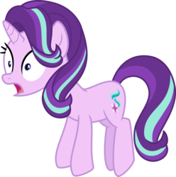 Size: 5316x5353 | Tagged: safe, artist:osipush, starlight glimmer, pony, unicorn, celestial advice, g4, absurd resolution, female, mare, simple background, solo, surprised, transparent background, vector