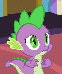 Size: 625x741 | Tagged: safe, screencap, spike, dragon, celestial advice, g4, my little pony: friendship is magic, cute, male, solo