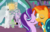 Size: 11406x7318 | Tagged: safe, artist:asika-aida, princess celestia, spike, starlight glimmer, sunburst, twilight sparkle, alicorn, dragon, pony, unicorn, celestial advice, g4, my little pony: friendship is magic, absurd resolution, and then they all kissed, blushing, female, kiss on the lips, kissing, male, mare, ship:starburst, shipper on deck, shipping, show accurate, smiling, stallion, straight, there are wrong ways to fantasize, there is no wrong way to fantasize, twilight sparkle (alicorn), twilight the shipper