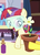 Size: 288x404 | Tagged: safe, screencap, lemon hearts, minuette, moondancer, pony, celestial advice, g4, cute, dancerbetes, female, filly, flower, goggles, safety goggles, smiling