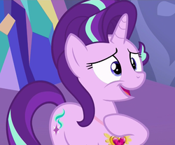 Size: 921x763 | Tagged: safe, screencap, starlight glimmer, pony, celestial advice, g4, cute, equestrian pink heart of courage, female, mare, solo