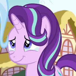 Size: 501x497 | Tagged: safe, screencap, starlight glimmer, pony, unicorn, all bottled up, g4, season 7, animated, crying, cute, eye shimmer, female, gif, glimmerbetes, liquid pride, loop, mare