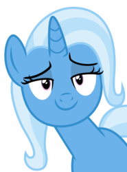 Size: 3500x4729 | Tagged: safe, artist:masem, trixie, pony, unicorn, all bottled up, g4, .ai available, absurd resolution, bust, female, mare, simple background, smug, solo, transparent background, vector