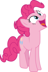 Size: 6001x9070 | Tagged: safe, artist:deratrox, pinkie pie, celestial advice, g4, .svg available, absurd resolution, cute, excited, simple background, transparent background, vector
