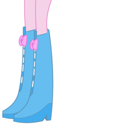 Size: 3000x3015 | Tagged: safe, pinkie pie, equestria girls, g4, boots, boots shot, high heel boots, high res, legs, pictures of legs, simple background, solo, transparent background