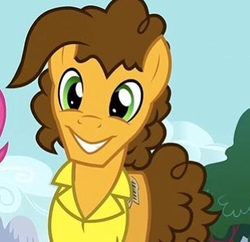 Size: 363x352 | Tagged: safe, screencap, cheese sandwich, earth pony, pony, g4, pinkie pride, cropped, male, smiling, solo, stallion