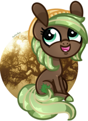 Size: 1000x1370 | Tagged: safe, artist:amberpone, oc, oc only, earth pony, pony, beanie, big head, blue eyes, brown fur, commission, cute, cutie mark, digital art, ears, eye, eyes, fanart, female, green, happy, hat, hooves, mane, mare, original art, original character do not steal, original style, paint tool sai, painttoolsai, pegasister, simple background, sitting, smiling, tail, transparent background