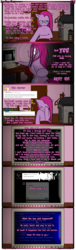 Size: 1245x4078 | Tagged: safe, artist:underwoodart, pinkie pie, earth pony, pony, ask pink-pony, g4, ask, blue screen of death, comic, computer, high res, pinkamena diane pie, tumblr