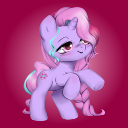 Size: 3000x3000 | Tagged: safe, artist:vitalspark, oc, oc only, oc:dewy, pony, unicorn, base used, gradient background, high res, solo