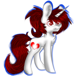 Size: 768x768 | Tagged: safe, artist:rainbowcupcake122, oc, oc only, oc:white answer, pony, unicorn, female, mare, simple background, solo, transparent background