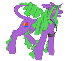Size: 1019x850 | Tagged: safe, artist:tartsarts, oc, oc only, oc:jelly jive, pony, unicorn, earbuds, goggles, simple background, smiling, solo, transparent background