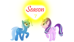 Size: 5312x2988 | Tagged: safe, artist:brview, starlight glimmer, trixie, pony, unicorn, g4, season 7, high res