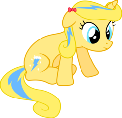 Size: 1024x991 | Tagged: safe, artist:jeremeymcdude, oc, oc only, oc:honey spark, pony, unicorn, g4, bow, curly mane, show accurate, simple background, solo, transparent background, vector