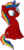 Size: 1024x2158 | Tagged: safe, artist:jeremeymcdude, oc, oc only, oc:skittle sweet, pony, unicorn, g4, magic aura, rainbow hair, show accurate, simple background, solo, transparent background, vector