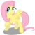 Size: 10000x9920 | Tagged: safe, artist:bronyvectors, fluttershy, pony, g4, absurd resolution, cute, female, raised hoof, shyabetes, simple background, smiling, solo, spread wings, transparent background, wings