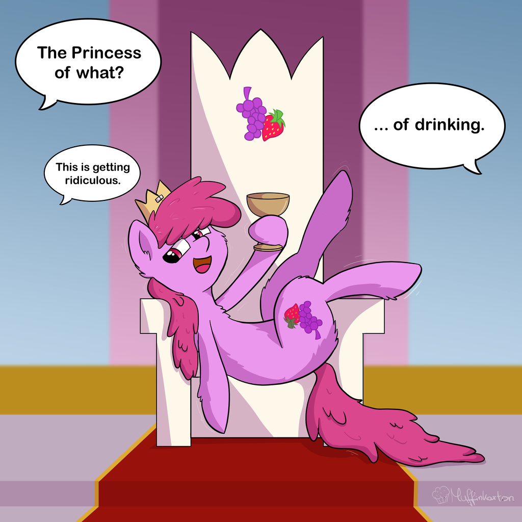 Drunk princess