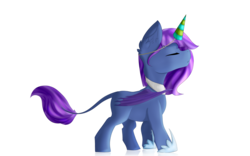 Size: 1600x1000 | Tagged: safe, artist:isorrayi, oc, oc only, bat pony, pony, female, filly, hat, party hat, simple background, solo, transparent background