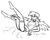 Size: 1000x798 | Tagged: safe, artist:king-kakapo, rainbow dash, human, g4, clothes, cloud, feet, female, humanized, midriff, monochrome, short shirt, sketch, socks, solo, winged humanization, wings