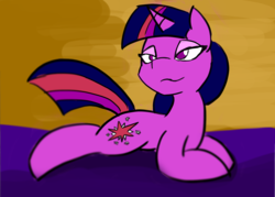 Size: 2100x1500 | Tagged: safe, artist:purpleblackkiwi, twilight sparkle, g4, female, prone, solo