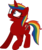 Size: 1024x1220 | Tagged: safe, artist:jeremeymcdude, oc, oc only, oc:skittle sweet, pony, unicorn, g4, nervous, rainbow hair, show accurate, simple background, solo, transparent background, vector